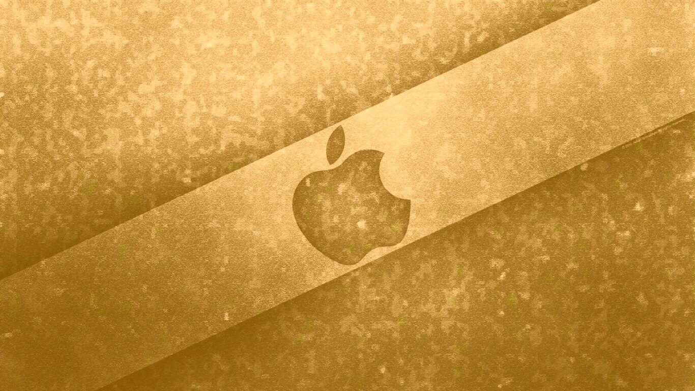 Камуфляжный логотип Эпл обои