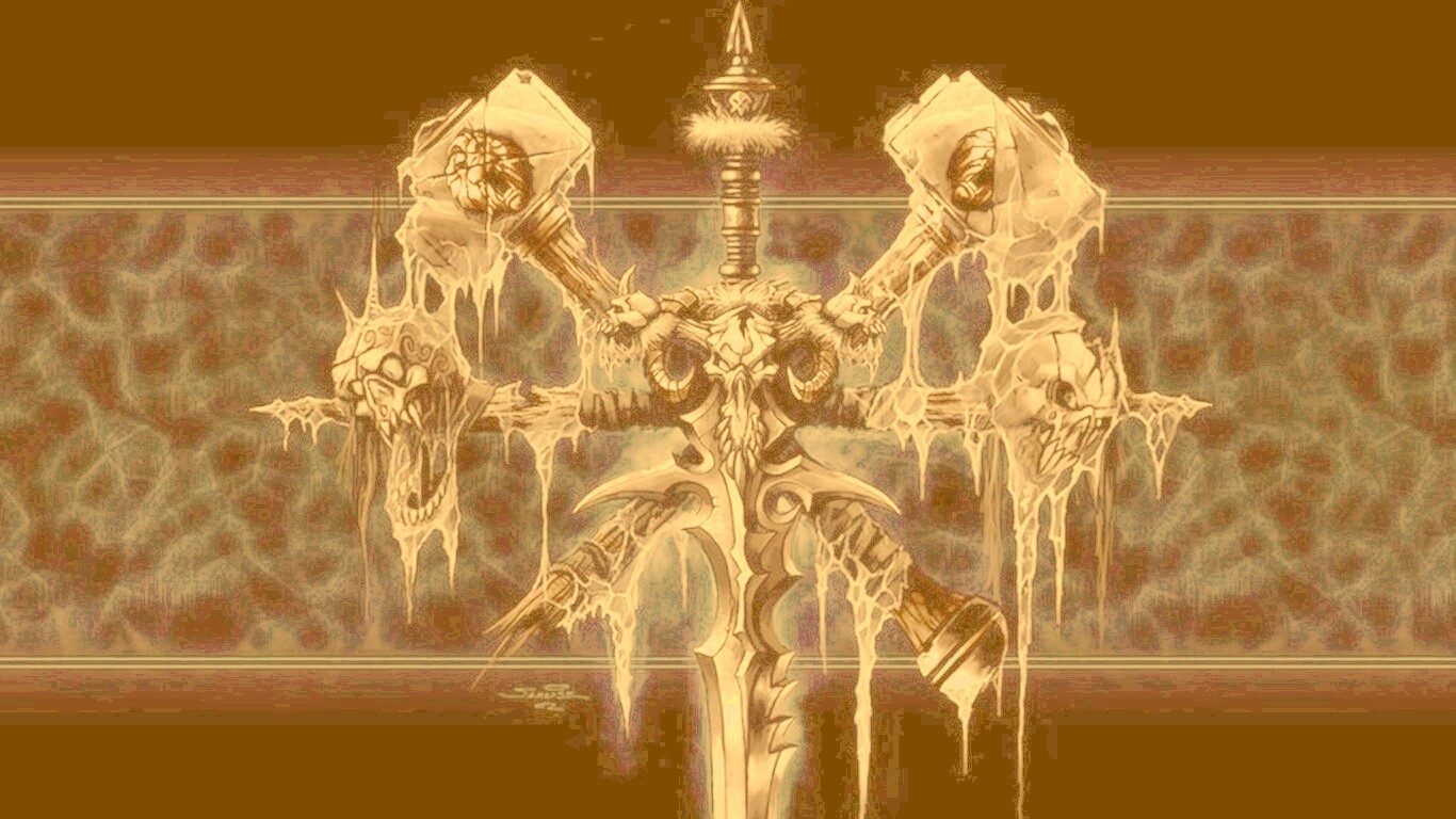 Логотип WarCraft Frothen Throne обои