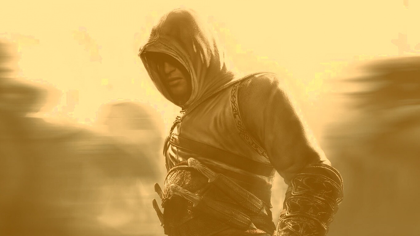 Ассасин в толпе обои