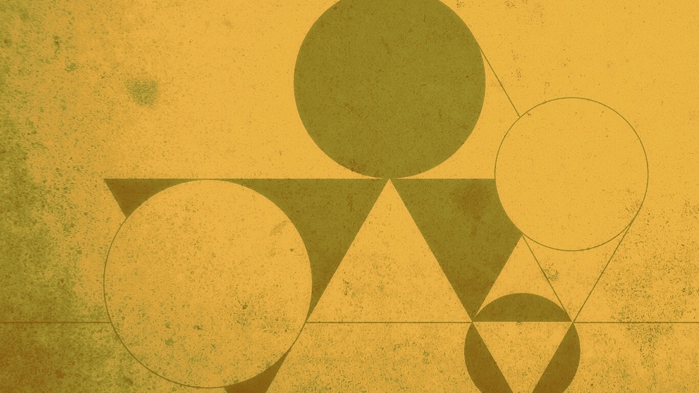 Структура из геометрических фигур обои