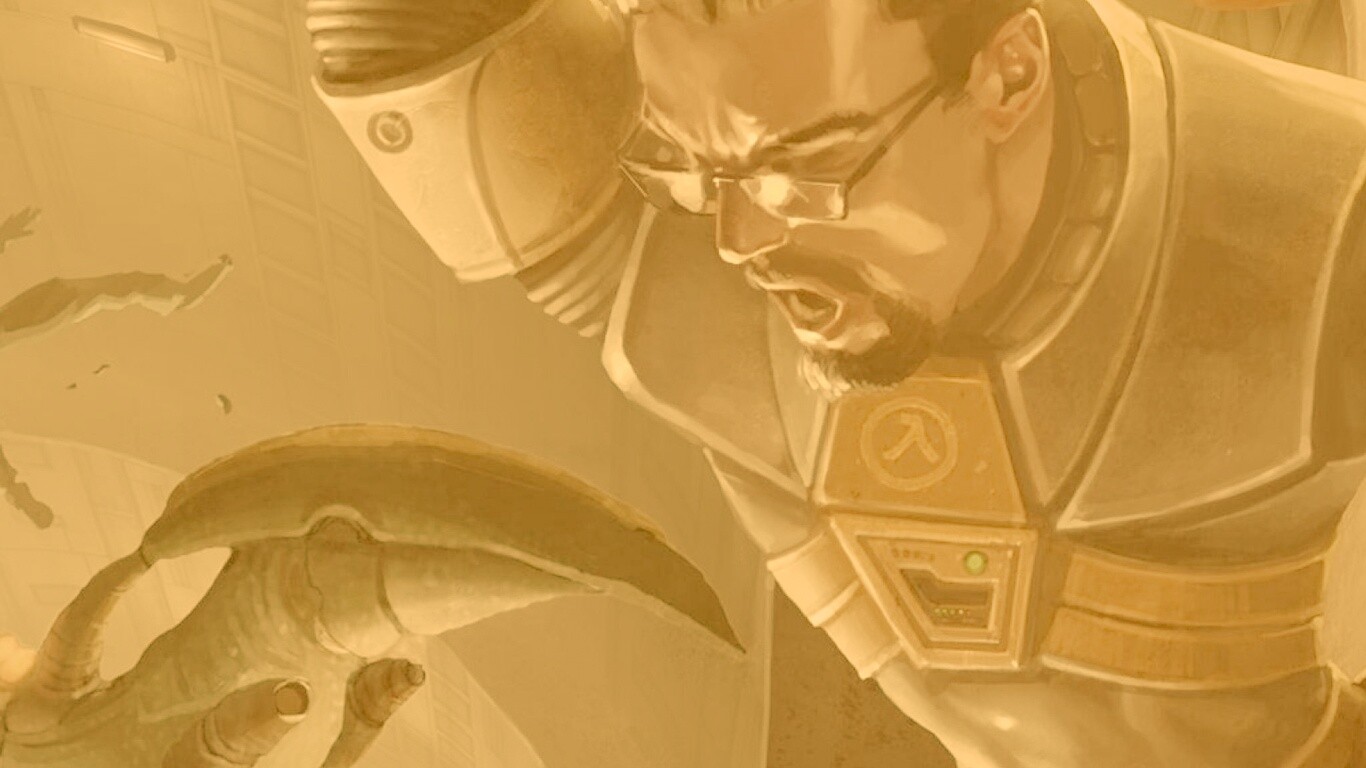 Рисованный Гордон Фримен обои