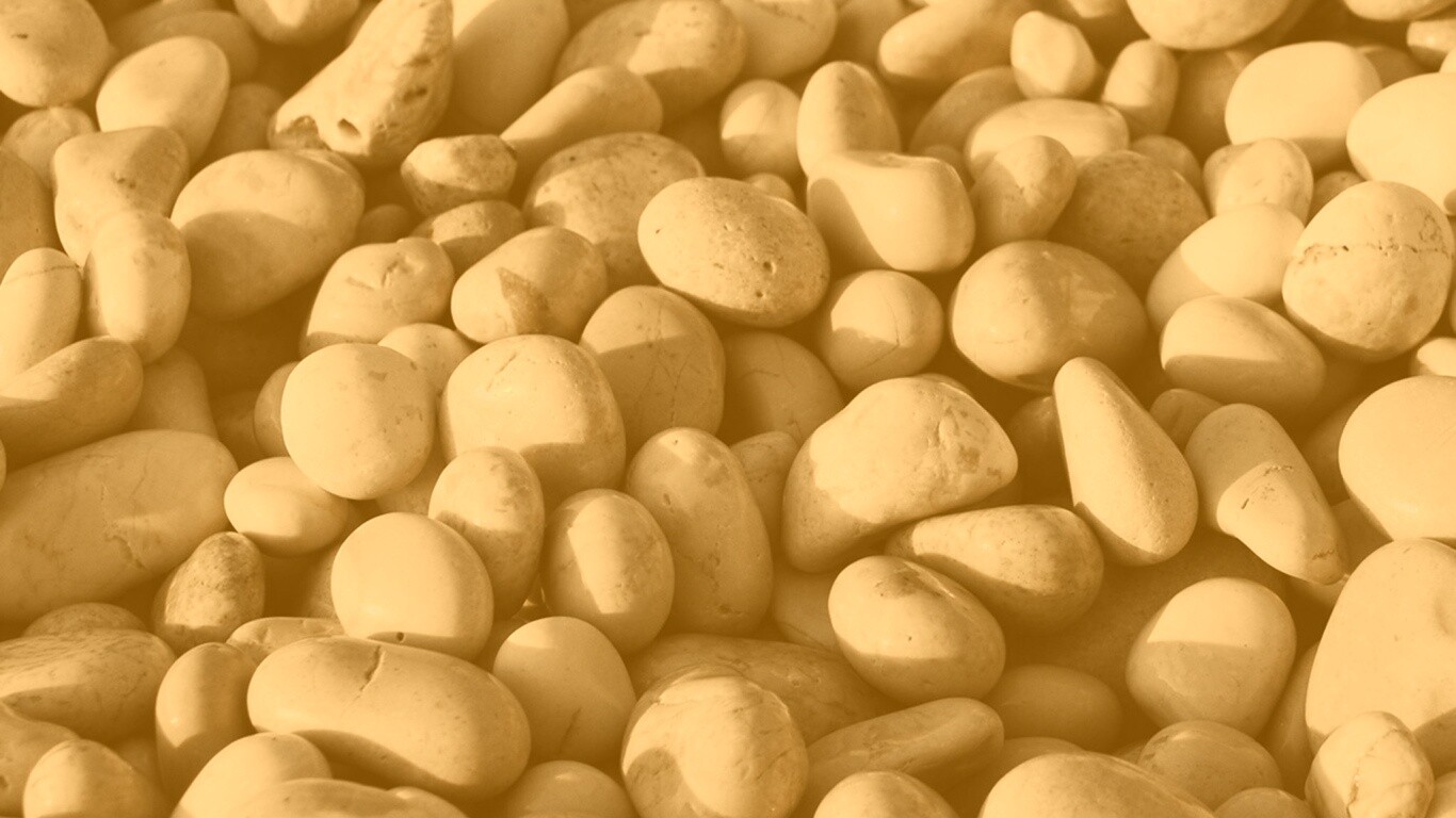 Белая галька обои