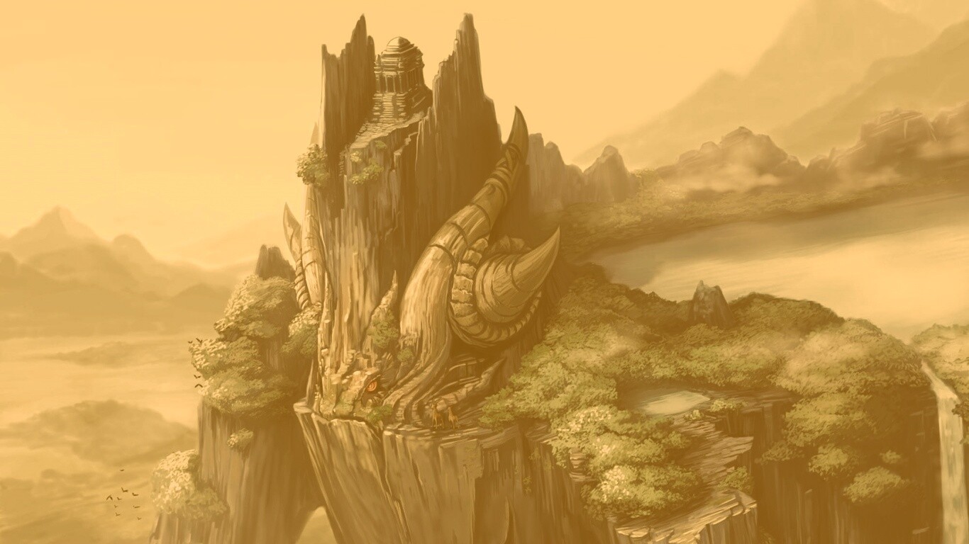 Храм на живой скале обои