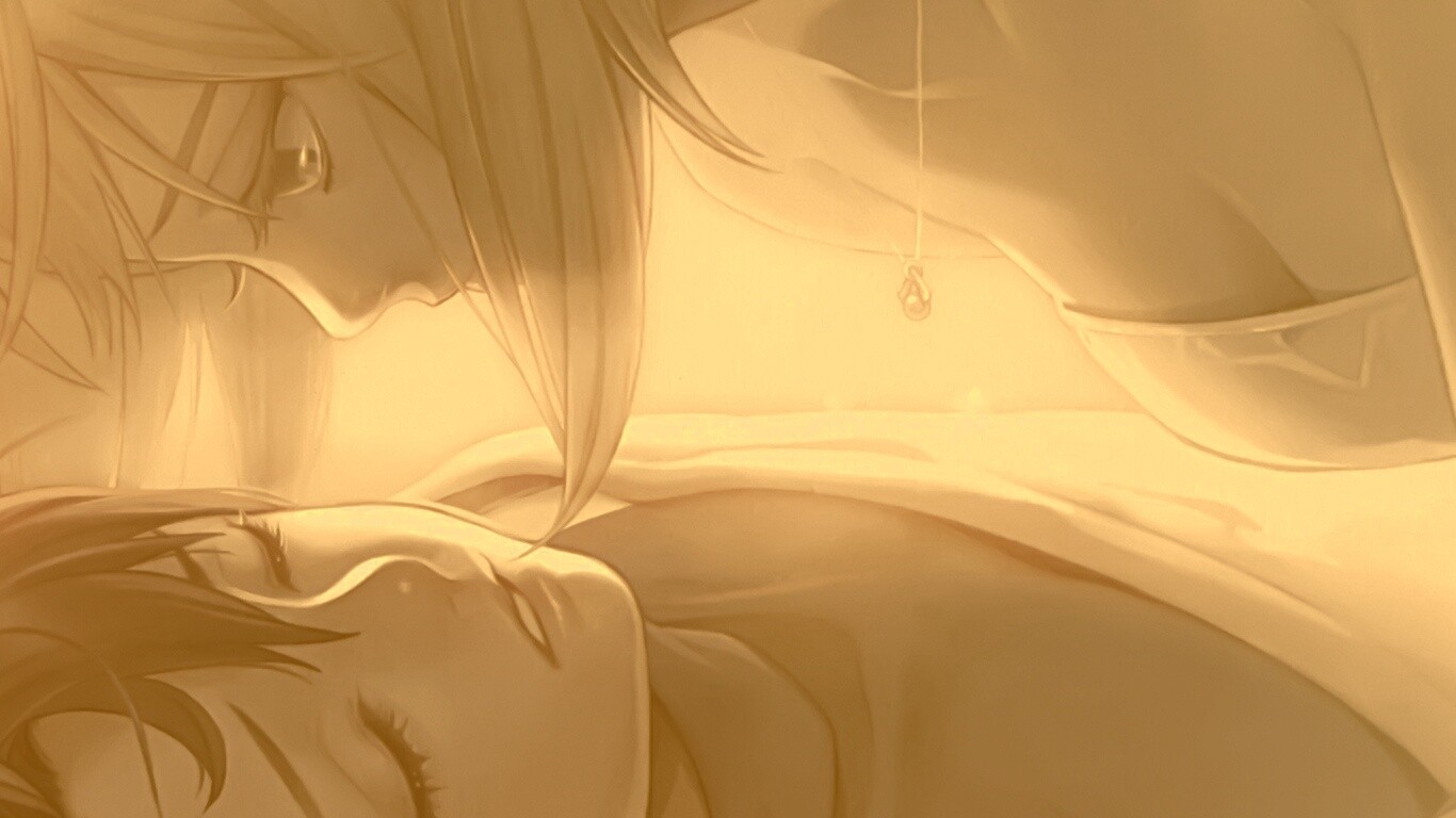 За секунду до поцелуя обои