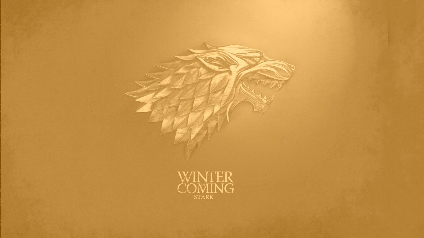 Металлический герб дома Старков обои