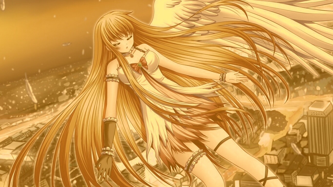 Неопознанная девушка из аниме обои