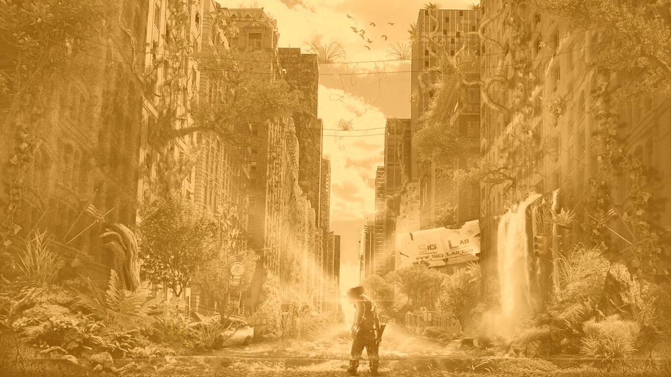 Постапокалиптический мир обои