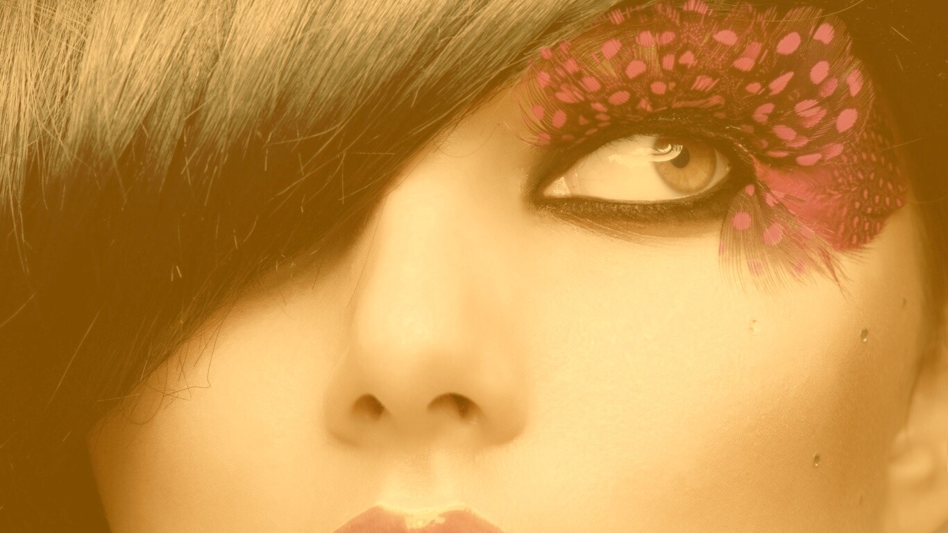 Макияж крупным планом обои