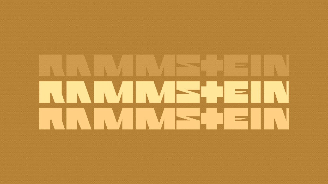 Rammstein логотип обои