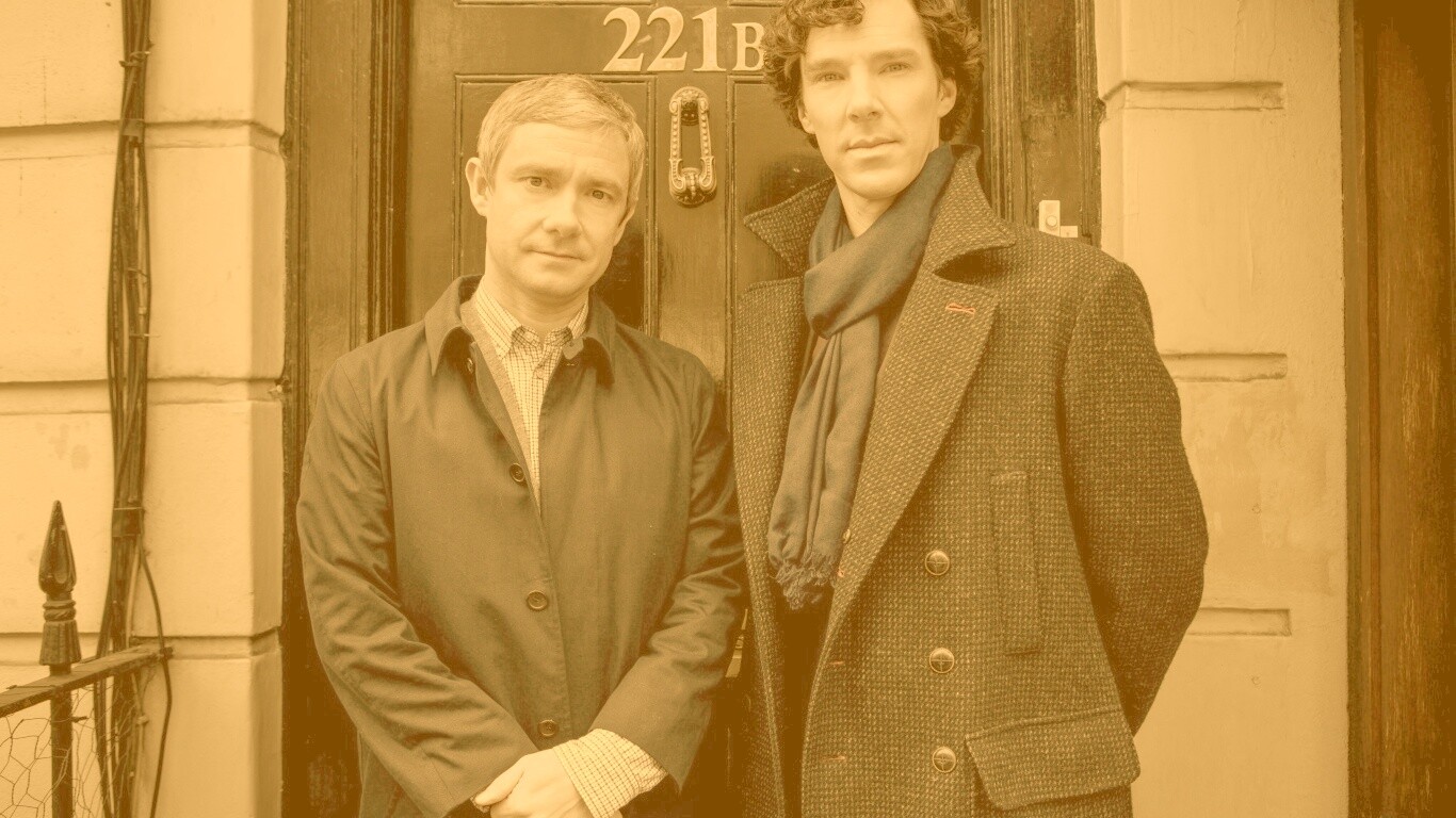 Шерлок и Ватсон обои