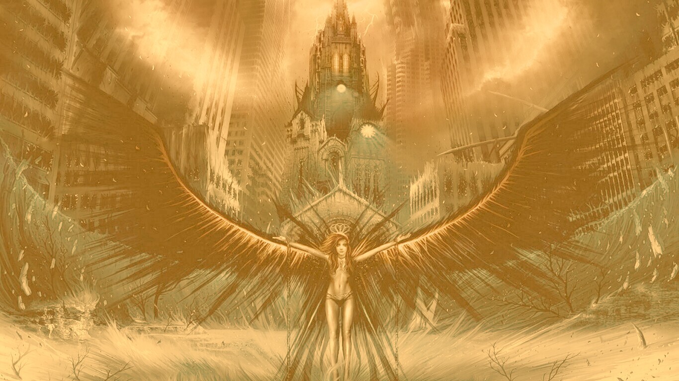 Тёмный ангел обои