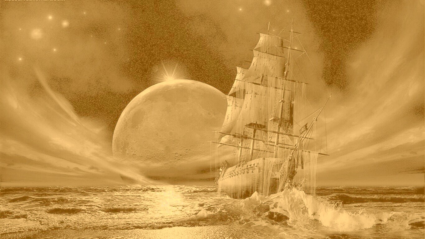 Корабль призрак обои