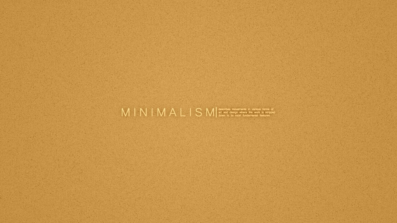 Минимализм обои