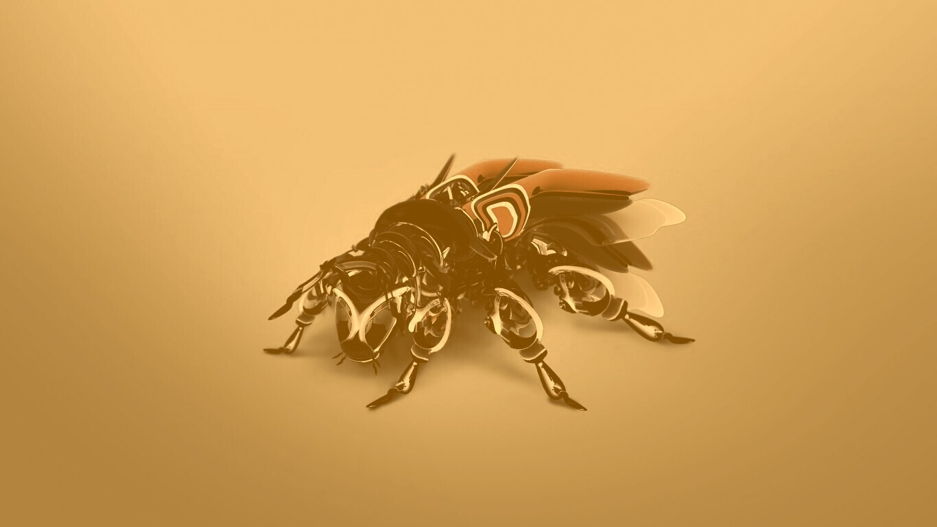 Кибер муха обои