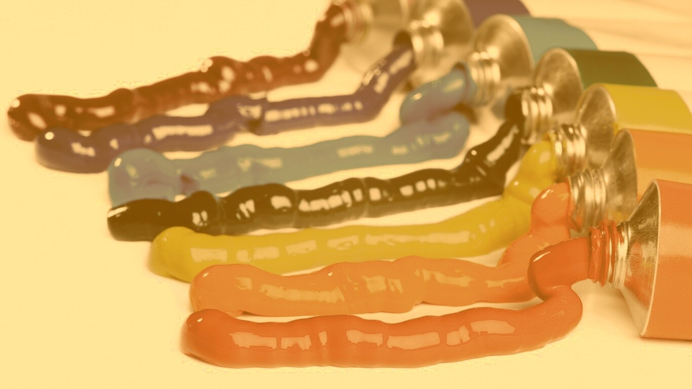 Тюбики с краской обои