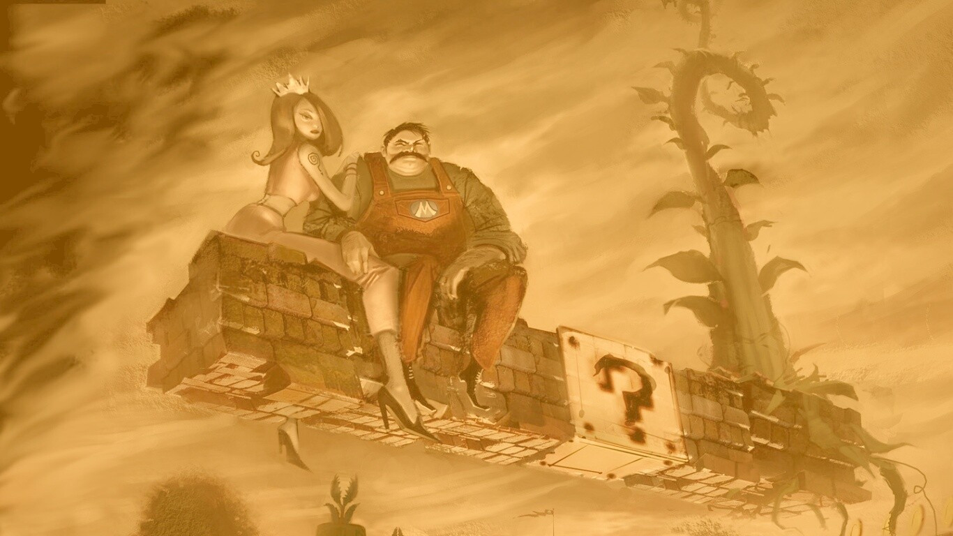 Марио - альтернативная концовка обои