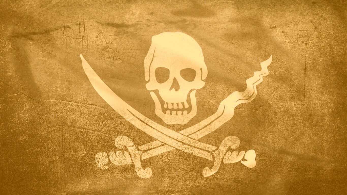 Пиратский флаг обои
