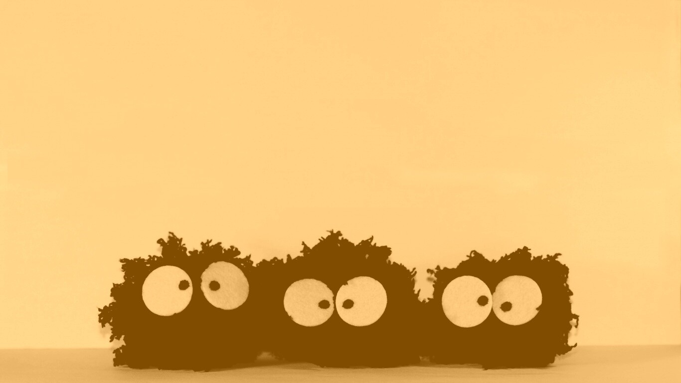 Кляксы с глазами обои