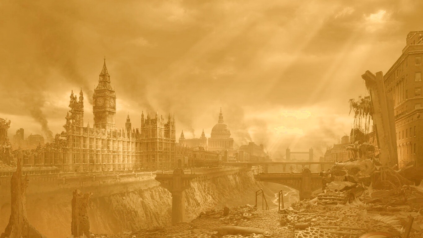 Руины Лондона обои