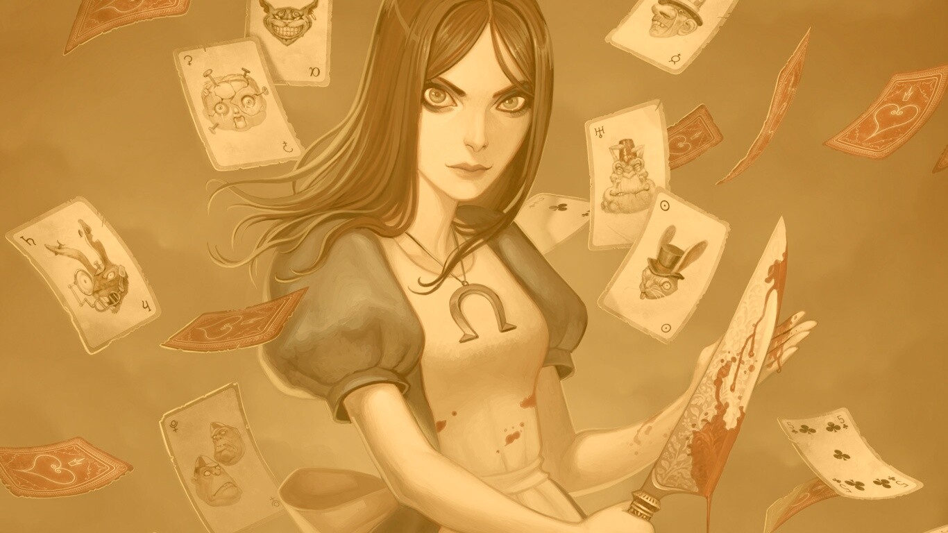 Алиса в стране чудес обои