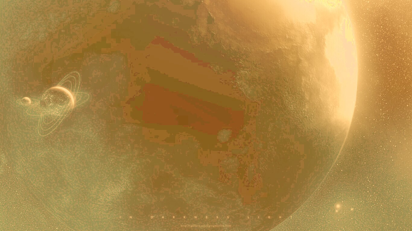В темном свете обои