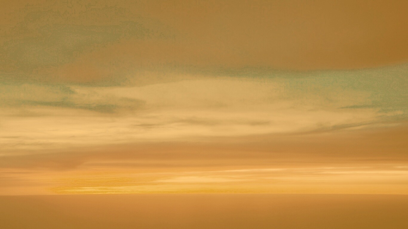 Закатное небо обои