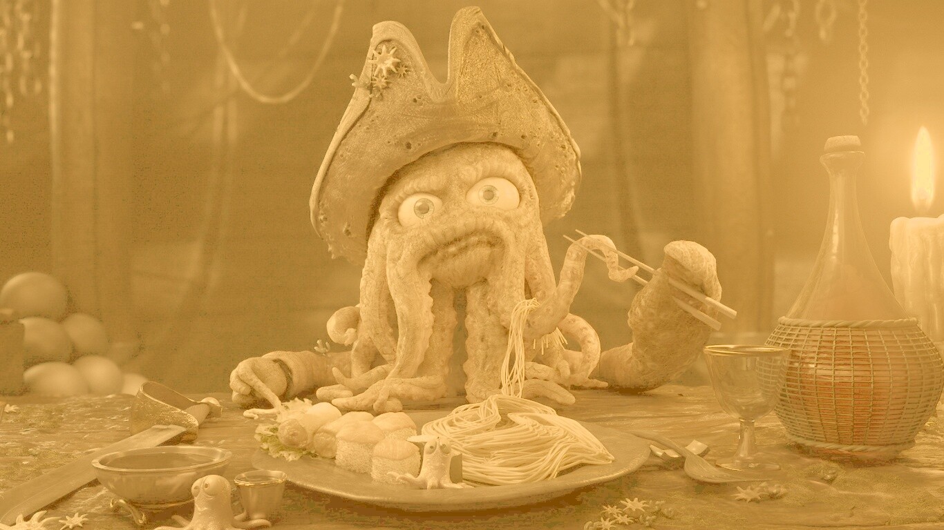 Мультяшный Дэви Джонс обои