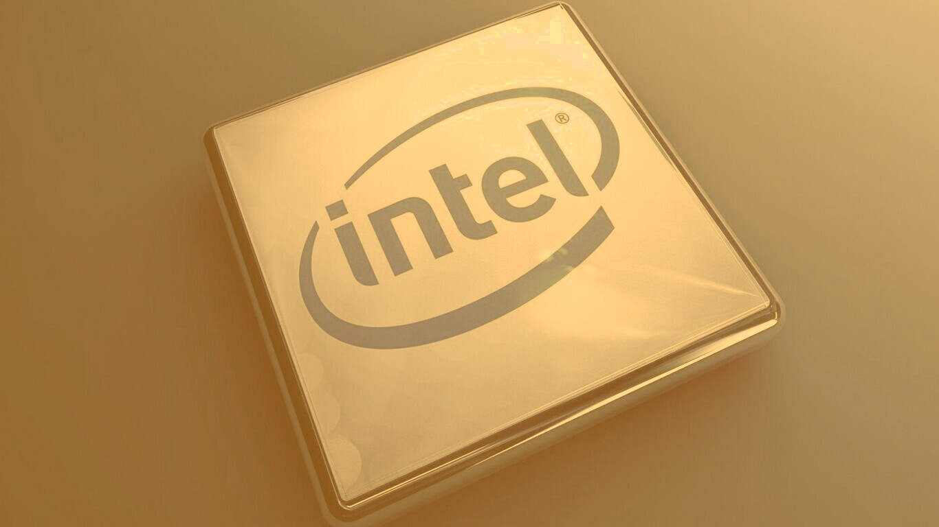 Логотип Intel обои
