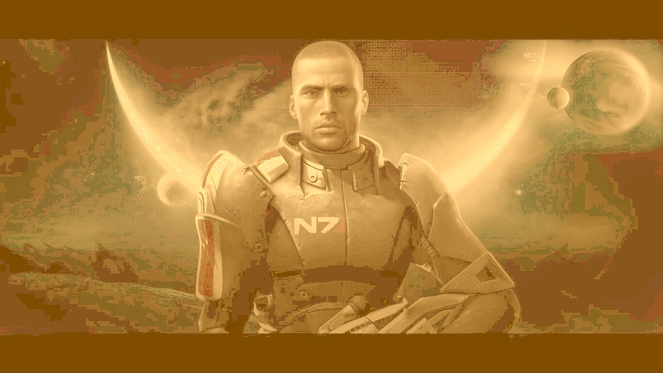 Шепард из Mass Effect обои