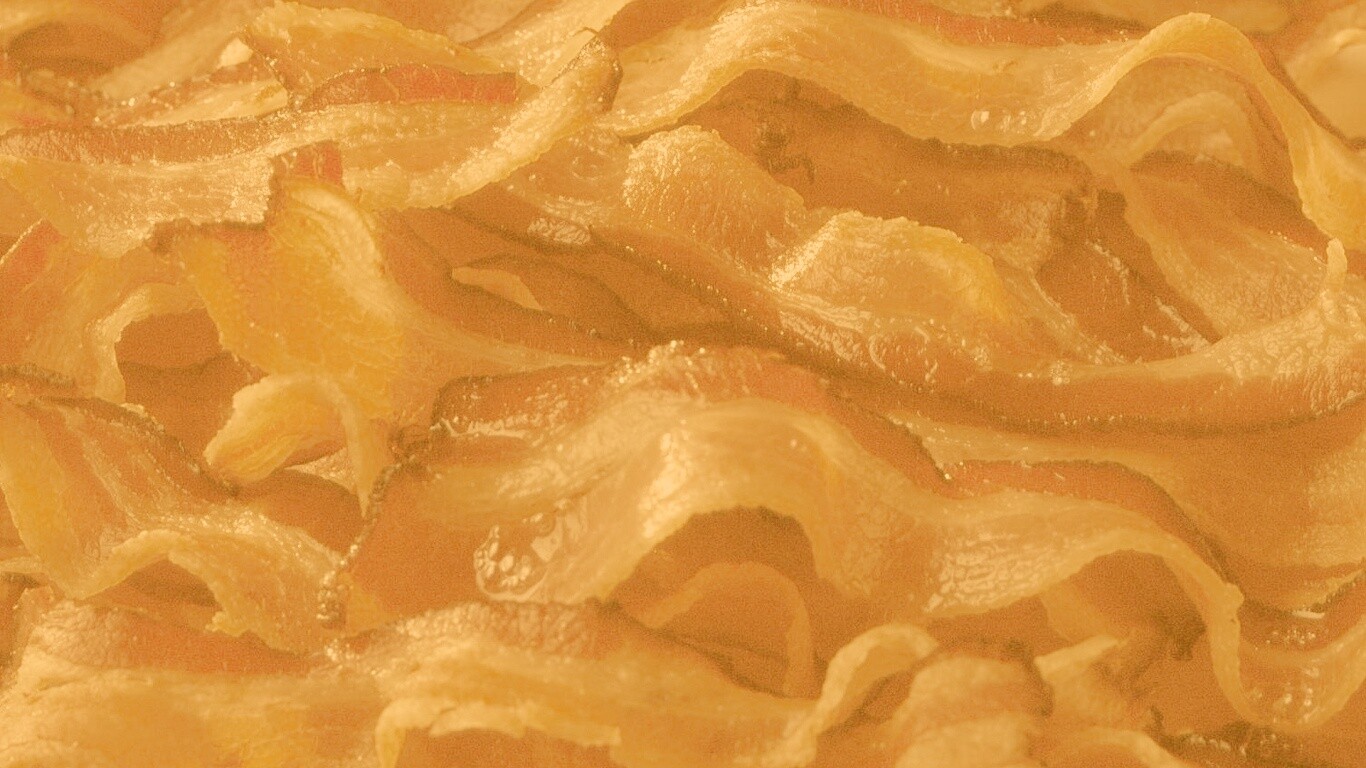 Вкусный жаренный бекончик обои