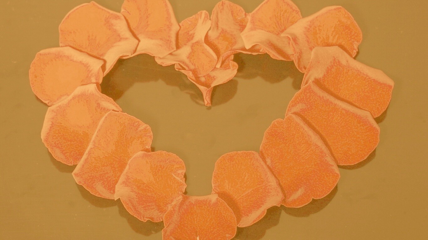 Красивое сердце обои