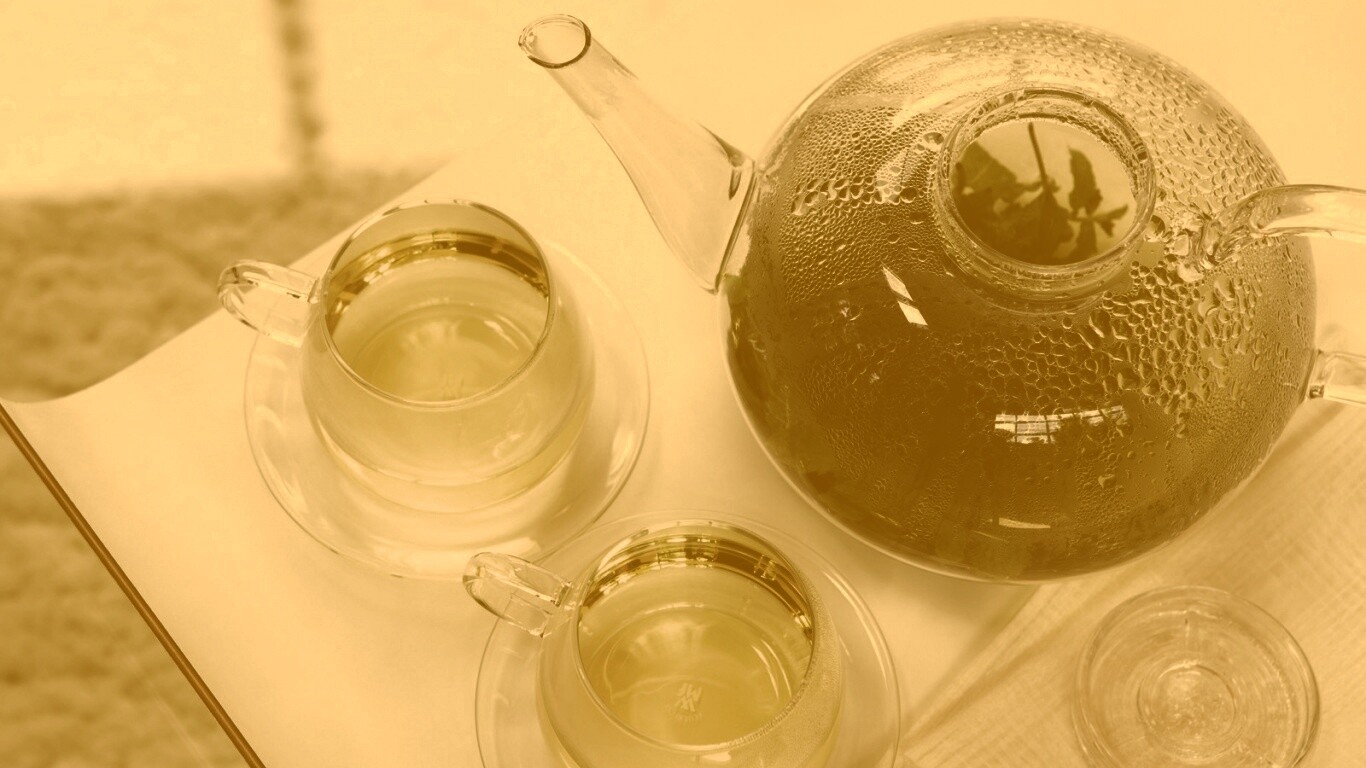 Зеленый чай обои