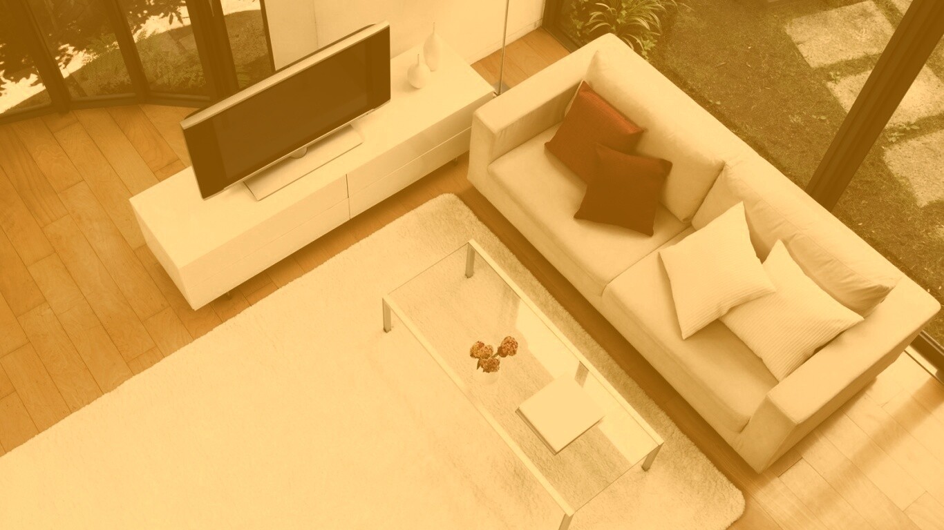 Комната сверху обои