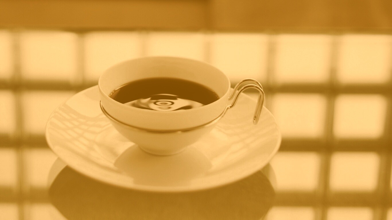 Чашечка кофе обои