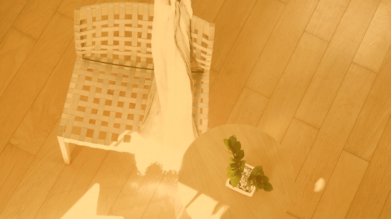 Отдых на плетенном кресле обои