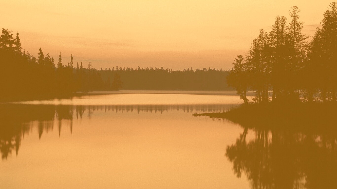 Вечерний пейзаж обои