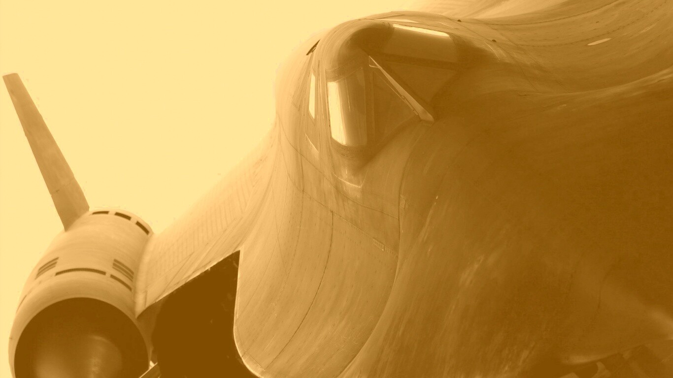 Самолет SR-71 BlackBird обои