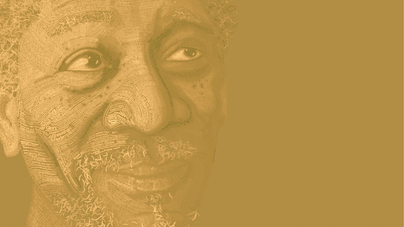 Морган Фриман — текстовый портрет обои