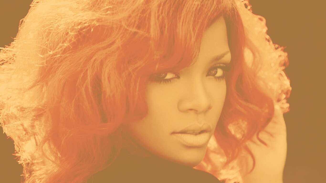 Огненная Рианна обои