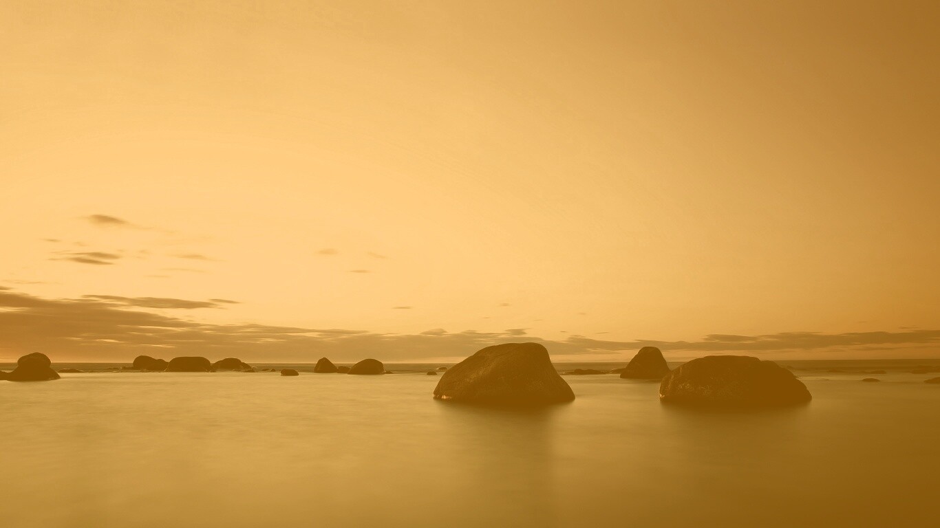 Небо и вода обои