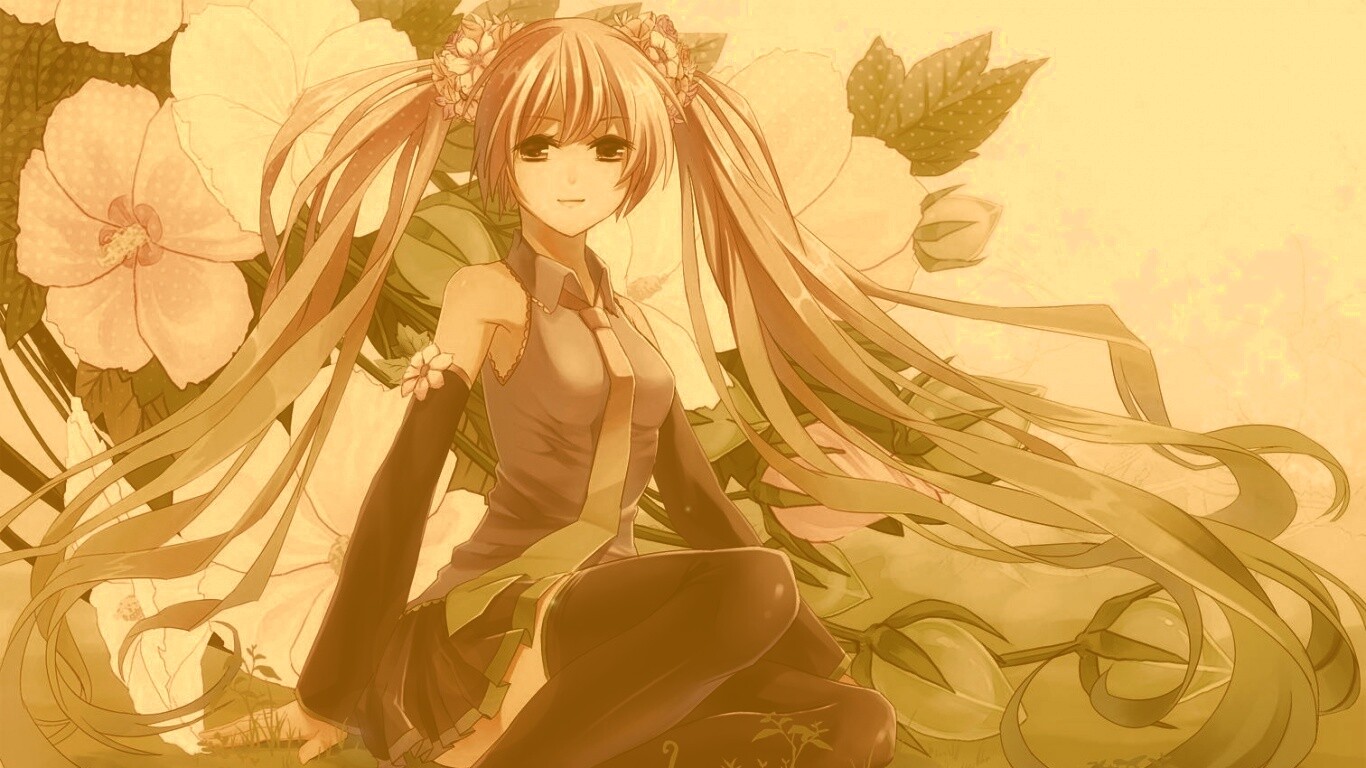 Девушка с красивыми волосами обои