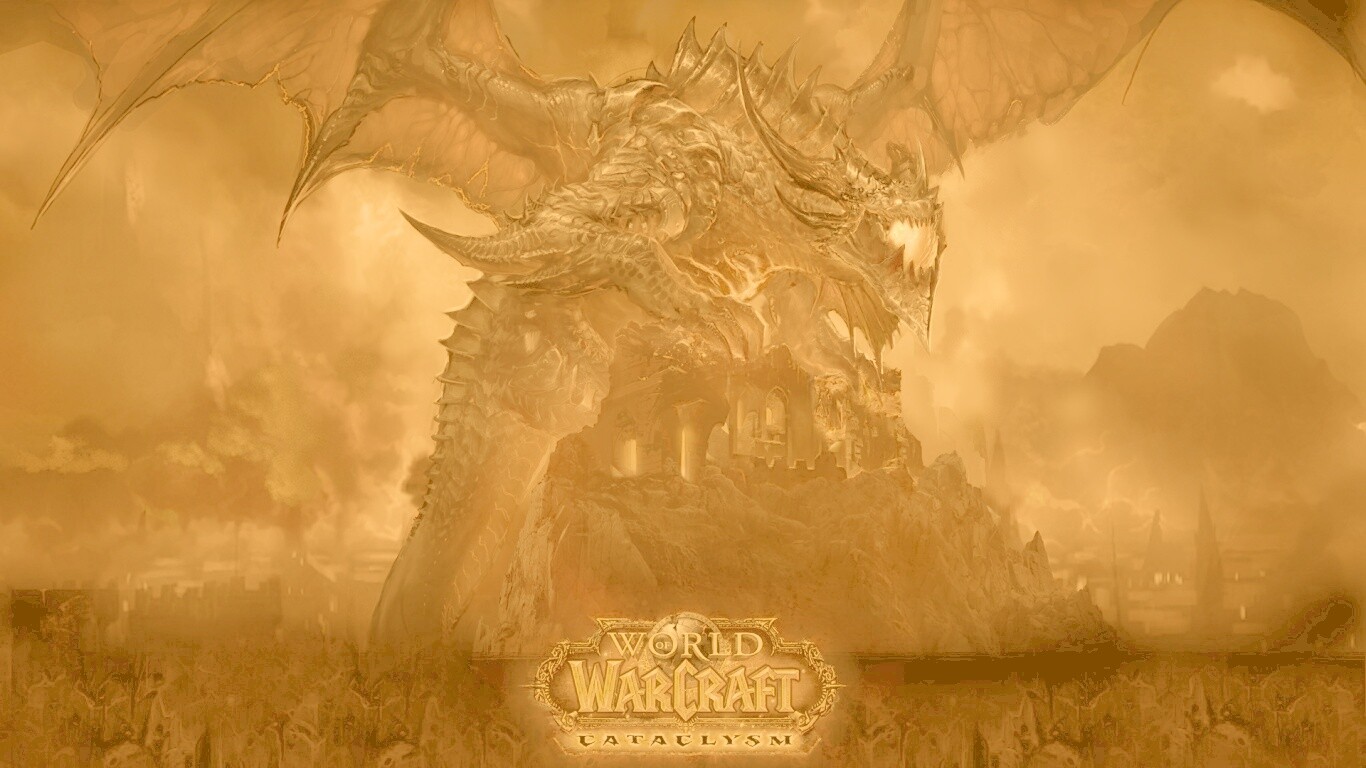 Дракон из WoW обои