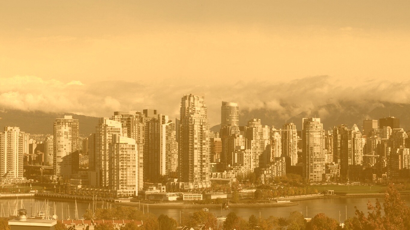 Панорама города обои