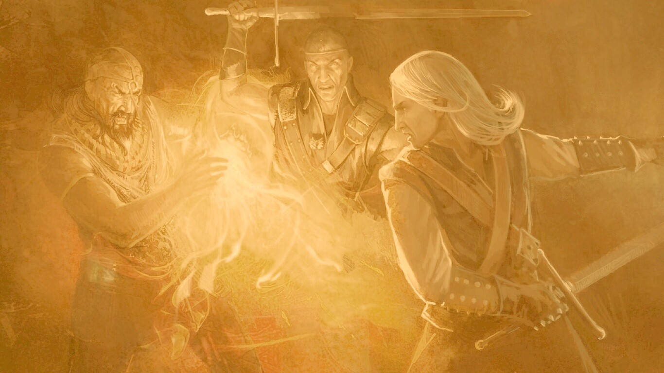 Геральт и Беренгар против Азара обои