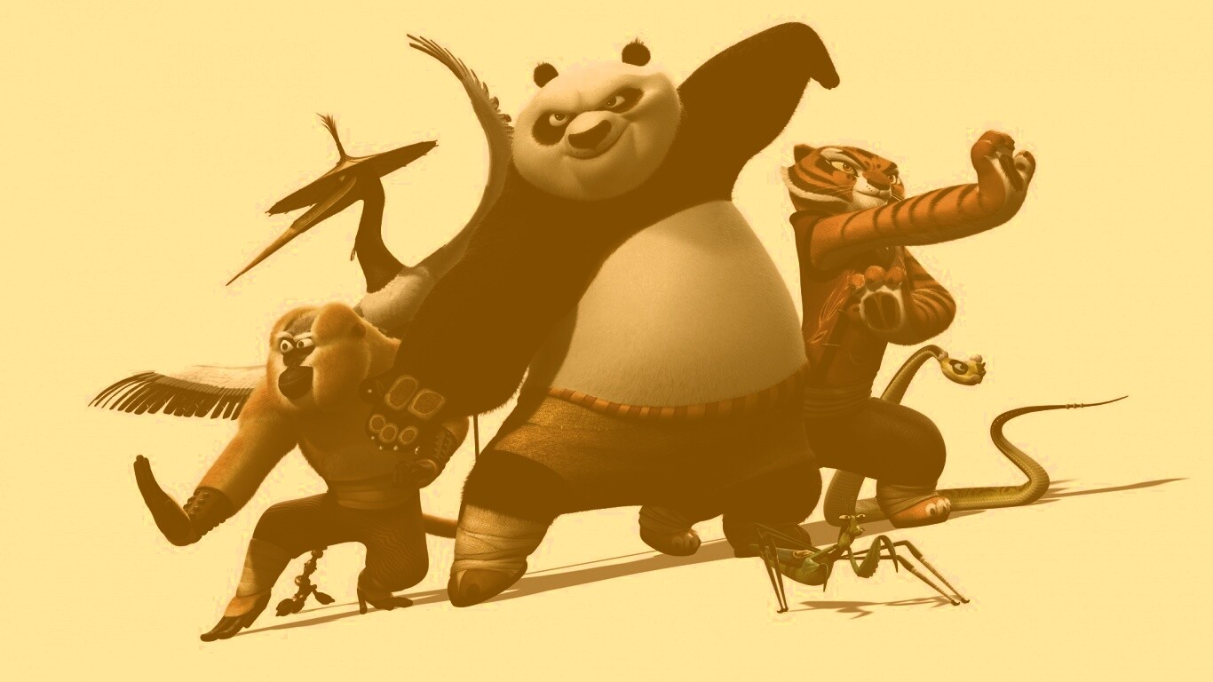 Герои Кунг-фу панда обои