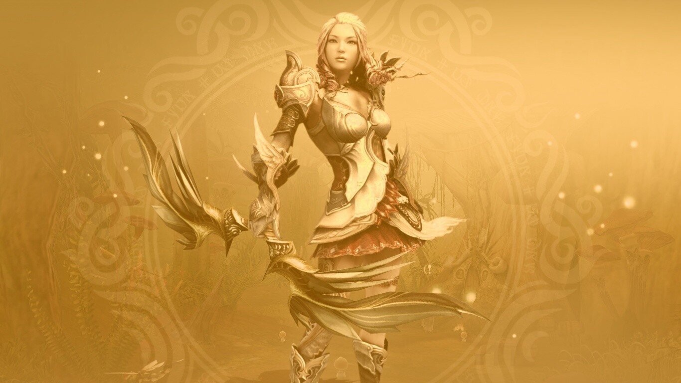 Лучница из Aion обои