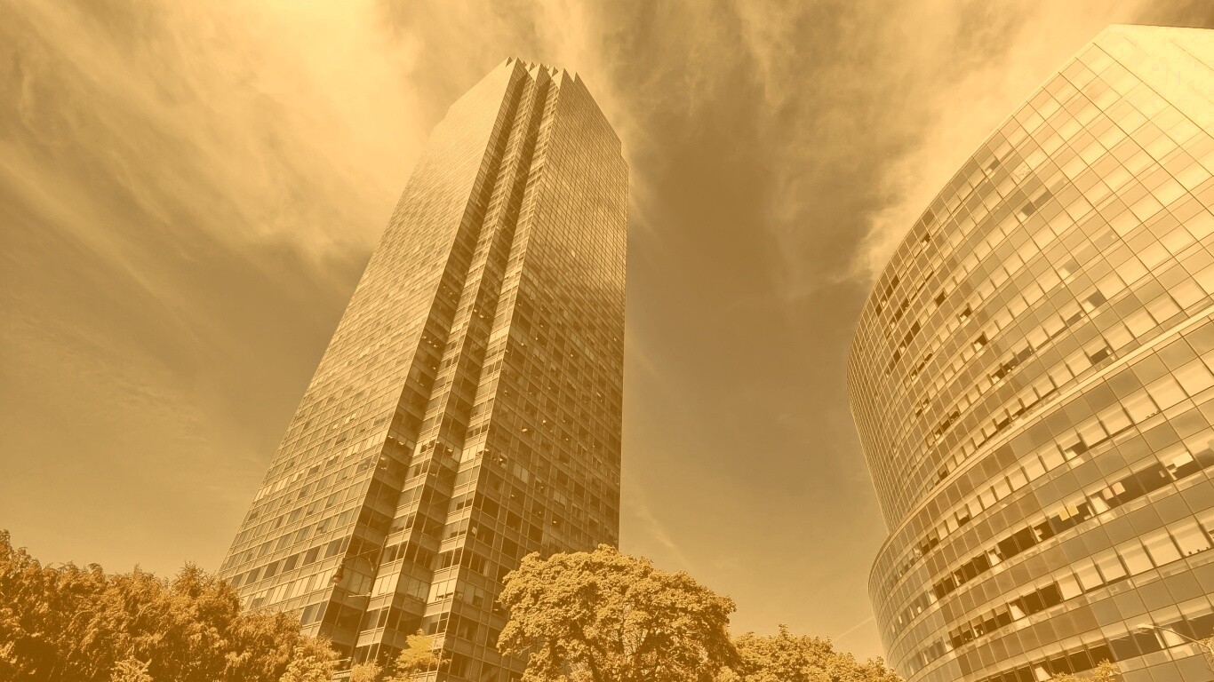 Осязательный Нью-Йорк с большими домами обои