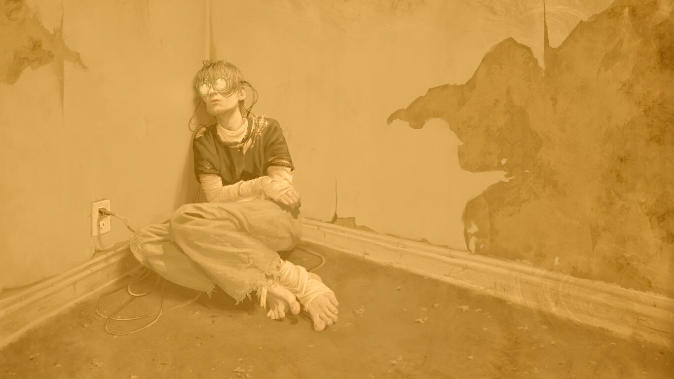 Потерянный в виртуальном мире обои