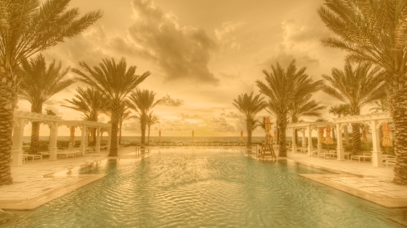 Бассейн обои