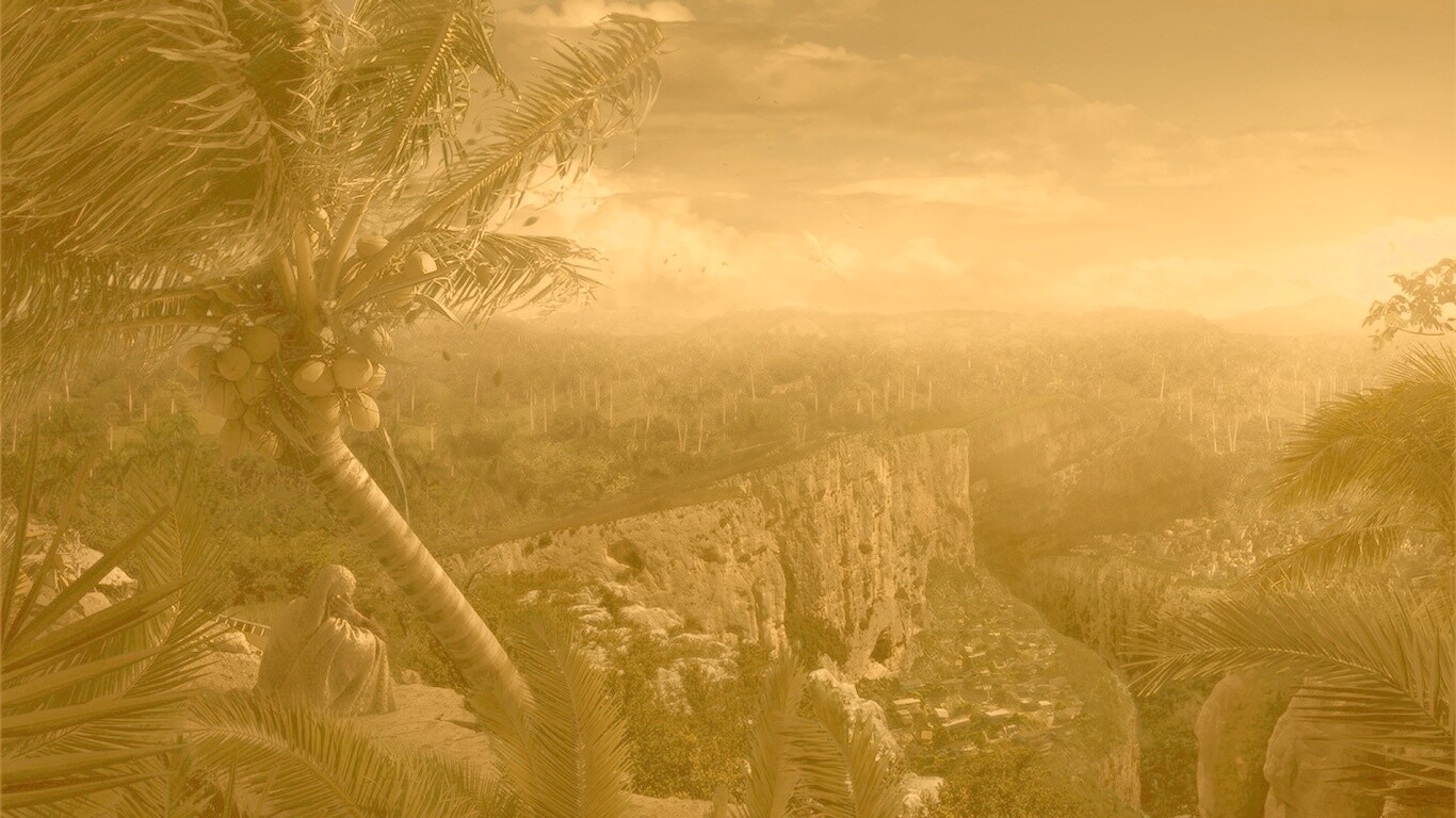 Вид на джунгли обои